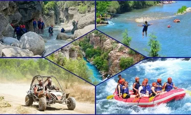 Rafting Seilrutsche und Buggy Safari