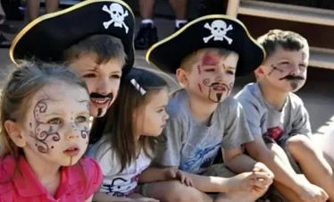 Piraten Bootfahrt Kinder Animation