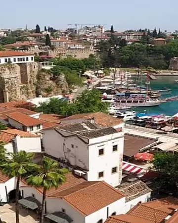 Zwiedzanie miasta Antalya Kolejkę linową z Side